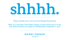 Warby Parker Presentation at NYPL